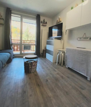 Studio 2 alpes pied piste petite aiguille, ménage inclus, balcon, parking